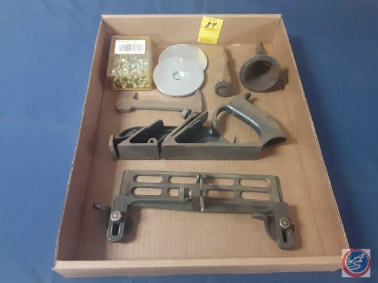 Vintage Jointer...Plane Fence, Vintage Rabbet Plane, Wing Nuts...