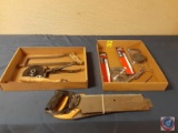 (2) Craftsman Recipicating Saw Blades, Drill Bit, Craftsman 5in. Combination Saw Blade, Napa Cut-Off