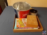 Assortment of Vintage Comic books (see photos - most are...84/85)... , Budweiser Bucket, Pewter