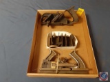 (1) Vintage Stanley #148 Plane,...(1) Vintage Stanley #78 Plane, (1) Box of blades(cutters)