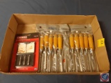 Craftsman Screw-out Damaged Screw Remover, Cummins Wood Carving Set (Not Complete)