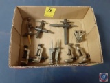 Trammel Clamps, Screw down Clamps, Circle Cutter/Scribber......