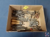 Leather Tools, Punches, Chisels, Tapered Reamers, Assortment of Vintage Tools