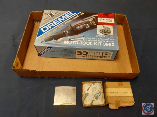 Dremel Moto-Tool kit 3950, Vintage Stanley Blades for Scraper Iron
