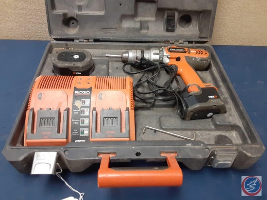 Rigid X2 Impact Drill w/Charger and Battery in molded box...