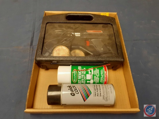 Weller Soldering Kit in Molded Plastic Case, Dust Remover (NO SHIPPING) and Quick Color Spray Enamel