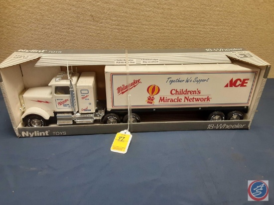 Nylint Toys Tractor/Trailer - Children's Miracle Network Milwaukee/Ace