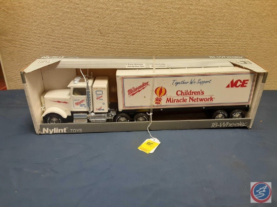 Nylint Toys Tractor/Trailer - Children's Miracle Network Milwaukee/Ace