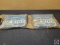 (2) Vintage Blue Streak Fender Covers