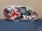 Nascar Racing Embossed Metal Sign Wolf #37 Monte Carlo - 23in. x 9in
