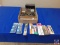 Hammer Wedges, Drill Bits, Jig Saw Blades, Vintage Hand Plane Stanley No.78, Assortment of Router