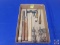 Vintage Wooden Spinning Wheel Parts, Lathe Hand Tools, BallPeen Hammer