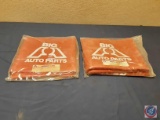 (2) Vintage Big A Auto Parts Fender Cover