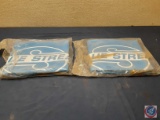 (2) Vintage Blue Streak Fender Covers
