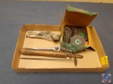 Sanding DIscs, Vise Grip Welding Pliers, Rachet......