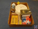 Lumber Crayons, Daiwa Spincast Reel - GC120, Buff Pads, (4) Crossman CO2 Powerlet...Cartridges