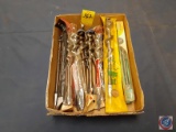 Assortment of Vintage Wood Boring Bits for Brace Hand Drill
