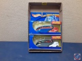 (2) Hot Wheels Pavement Pounder (Hot Wheels vehicles missing)