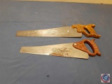 Vintage Universal...Hand Saw w/Wood Handle, Vintage Corsair Great Neck Hand Saw w/Wood Handle