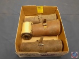 Assortment of Knockout Punches w/Leather Pouches