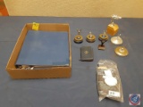 Assortment of Paper Weights w/Eagles, Vintage Cub Scout Coin Purse, Vintage Boy Scouts of America