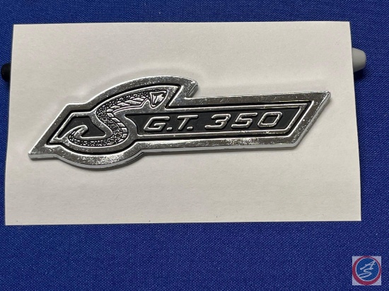 1968 Shelby Mustang GT350 Emblem...