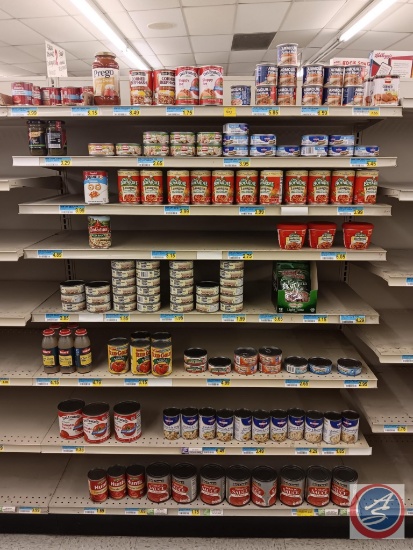 Canned meats and pastas