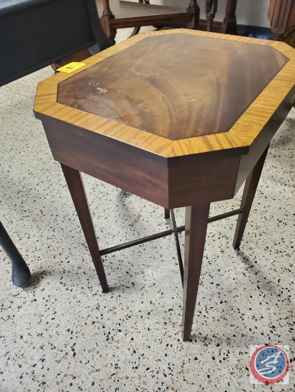 Side table with Hide away space