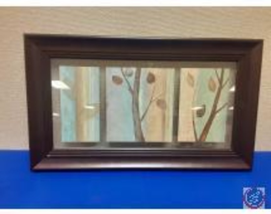 Tree print in glass 29 x 17