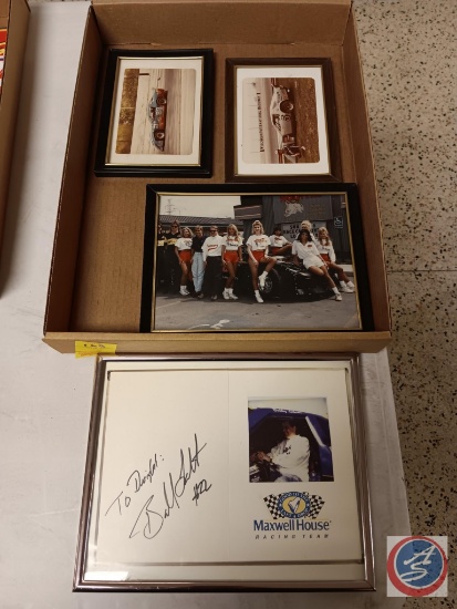 Racing memorabilia in frames