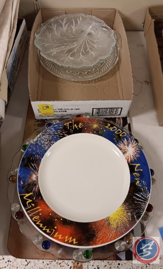 Serving platters and plates