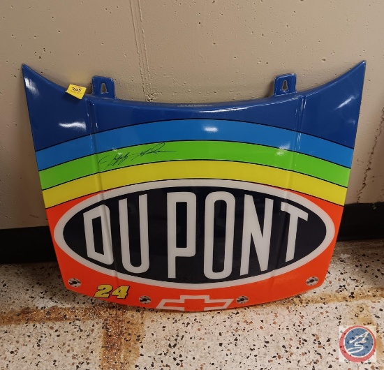 Jeff Gordon signed wall mount