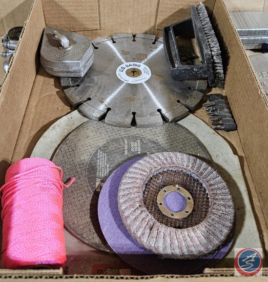 Saw and grinding blades and chalk liner