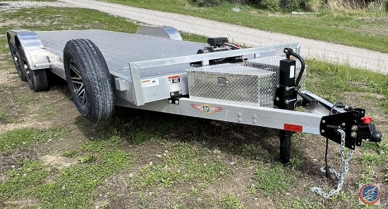 2022 24' H&H Aluminum Speedloader Tiltbed Trailer
