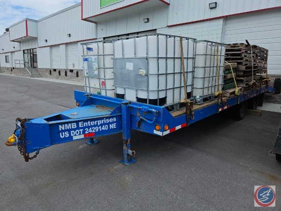 Blue 20' Utility Trailer