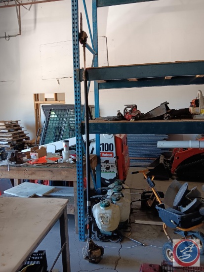 Stihl Trimmer with pole saw attachment