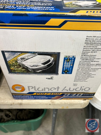 Bluetooth In-Dash Receiver, Retractable Shop Light, Ball Joints, and Other Items
