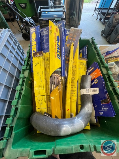 Windshield wipers, lights, tools