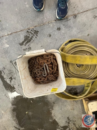 box of chain and fire hose