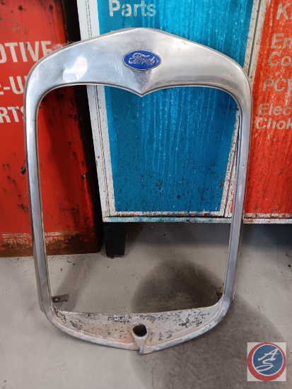 Grill for a vintage Ford unsure of model or year.