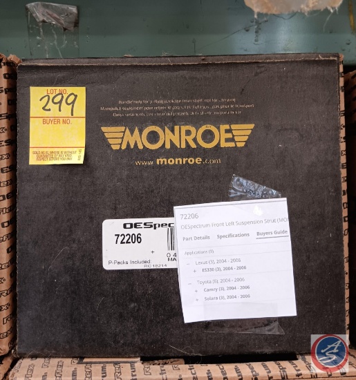 Monroe Spectrum front left suspension strut, new in box