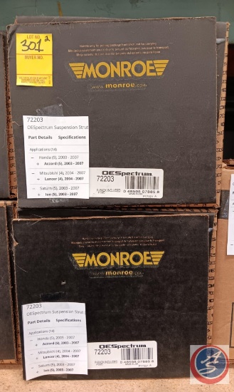 Monroe Spectrum suspension strut, new in box includes two boxes