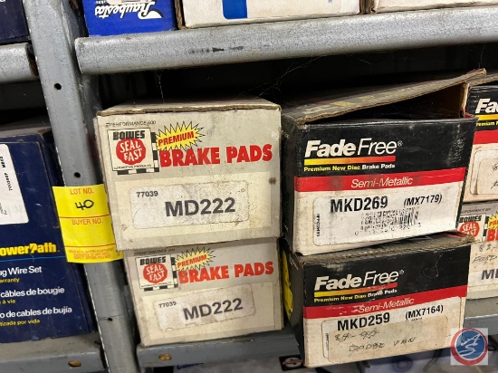 Brake Shoes, Brake Pads, and Master Cylinder Assembly