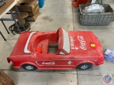 Coca-Cola pedal car ford mustang and 2 ford racing hats