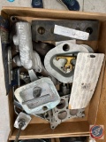 assorted handles tops bolts, fan belt pulley, pressure plate covers, and Northstar 6805 line product