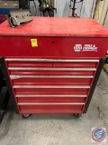 NAPA 7 drawer tool box on casters