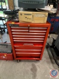 NAPA tool storage box with key on to edge and GTC Computer with ACER monitor