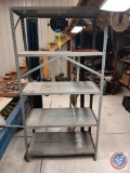 Step Ladder and Metal Rack