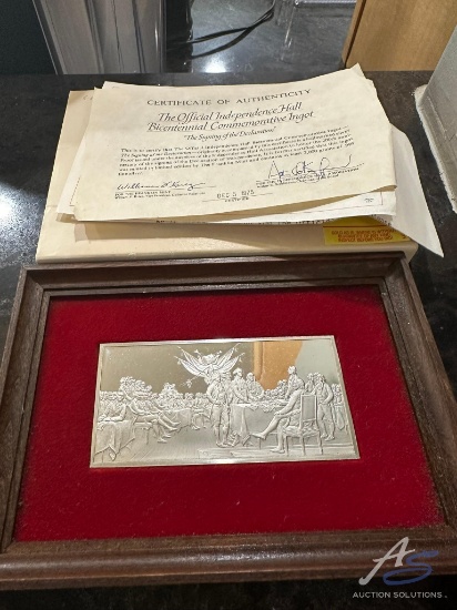 Franklin Mint: The Signing of the Declaration (Sterling Silver)