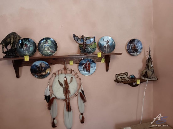 (3) Wall Shelves of Various Sizes